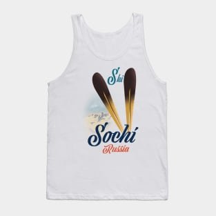 Sochi Russia ski poster Tank Top